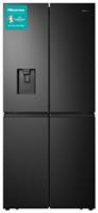 Hisense RQ560N4WBF American Fridge Freezer - Black - F Rated