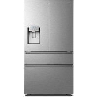 Hisense RF728N4SASE Total No Frost American Fridge Freezer - Stainless Steel - E Rated, Stainless Steel