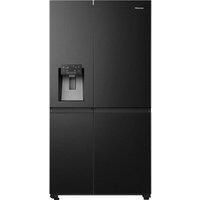 Hisense RS818N4IFE 91cm Frost Free American Fridge Freezer Black Stainless