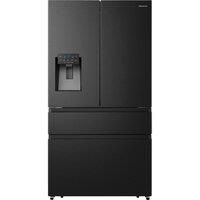 HISENSE PureFlat RF728N4SBFE Smart Fridge Freezer - Black Stainless Steel, Stainless Steel