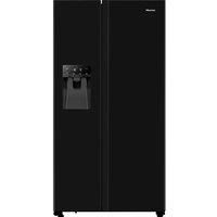 Hisense RS694N4TBE American Style Fridge Freezer in Black NP I W E