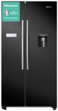 Hisense RS741N4WBE 91cm Frost Free American Fridge Freezer Black