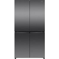 Hisense RQ5P640SSKD PureFlex 91cm Frost Free American Fridge Freezer Black /