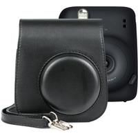 Solid Color Full Body Camera Leather Case Bag with Strap for FUJIFILM Instax mini 11