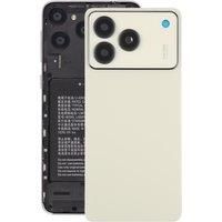 Plastic Back Cover for ZTE Blade A76 4G with Camera Lens Cover Phone Parts Rear Housing Case Replacement