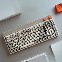 Lofree Block Wireless Mechanical Gamer Keyboard Gasket 98keys 3 Mode Keyboard HotSwap Retro Block