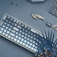 LOFREE 100 Keys Tri-Mode Mechanical Keyboard Hot-Swappable Gateron Red Switch PBT Keycaps Compact