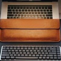 LOFREE 84-key Flow Mechanical Keyboard Storage Bag Selected PU Leather Convenient Storage and