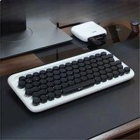 Lofree Dot Mechanical Keyboard Wireless Bluetooth Dual Mode Blue Shaft Backlight High Appearance for