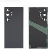 Glass Battery Back Cover For Samsung Galaxy S23 Ultra 5G SM-S918 Rear Cover with Camera Lens Frame