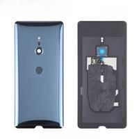 Rear Cover For Sony Xperia XZ3 Phone Battery Back Cover with Fingerprint Replacement Part