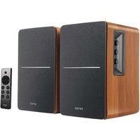 Edifier R1280DBs Active Bluetooth Bookshelf Speakers - Optical Input - 2.0 Wireless Studio Monitor Speaker - 42W RMS with Subwoofer Line Out - Wood Grain