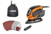 WORX WX648 D-Tail Sander, 65 W, 65 V, Orange