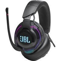 JBL Quantum 910 Headset, Wireless Bluetooth Gaming Headset with Noise Cancelling Technology, Play and Charge Features and Boom Microphone, in Black