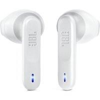 JBL Wave Flex, In-Ear Wireless Earphones with IP54 and IPX2 Waterproofing, TalkThru and AmbientAware Technology and 32 hours Battery Life, in White