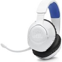 JBL Quantum 360P Wireless Bluetooth Gaming Headset with Microphone for Playstation, Compatible with Other Consoles, 22 Hours Battery Life, White