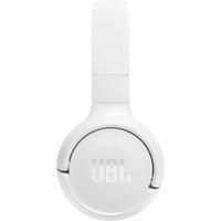 JBL Tune 520BT Wireless On-Ear Headphones, with JBL Pure Bass Sound, Bluetooth 5.3 and Hands-Free Calls, 57-Hour Battery Life, in White
