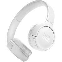 JBL Tune 520BT Wireless On-Ear Headphones, with JBL Pure Bass Sound, Bluetooth 5.3 and Hands-Free Calls, 57-Hour Battery Life, in White