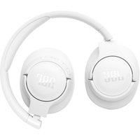 JBL Tune 720BT Wireless On-Ear Headphones, with JBL Pure Bass Sound, Bluetooth 5.3, Hands-Free Calls, Audio Cable and 76-Hour Battery Life, in White