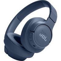 JBL Tune 720BT Wireless On-Ear Headphones, with JBL Pure Bass Sound, Bluetooth 5.3, Hands-Free Calls, Audio Cable and 76-Hour Battery Life, in Blue