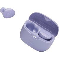 JBL Tune Buds Earphones, Bluetooth and Wireless, Water Resistant and Noise Cancelling with up to 48 Hours Battery Life, in Purple