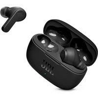 JBL Wave 200TWS Wireless In-Ear Headphones - Bluetooth headphones with JBL Deep Bass Sound and IPX2 water resistance, complete with charging case, in black