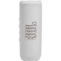 JBL Flip 6 Portable Bluetooth Speaker with 2-way speaker system and powerful JBL Original Pro Sound, up to 12 hours of playtime, in white