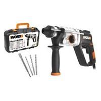 WORX WX339 800W Rotary Hammer Drill SDS Plus 26mm Auxhillary Handle Carry Case