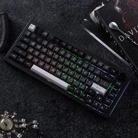 Akko 5075B Plus Mechanical Keyboard 75% Layout Hot Swap Type-C Wired/2.4g & BT 5.0 Wireless RGB