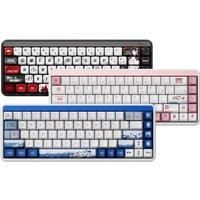 Akko JIN01 Santorini 65% Aluminum Mechanical Keyboard 68 Keys RGB Hot Swap BT 5.0/2.4G Wireless &