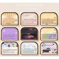 Akko Original Cute Theme MOG/MOA/MAO Profile PBT Keycap Set 5-side Dye-sub ANSI/ISO Layout Girl