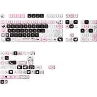 Akko Original Theme Keycap Set 140-Key MOA Profile PBT Dye-sub Keycap for ISO/ANSI Layout MX Switch Mechanical Keyboard General