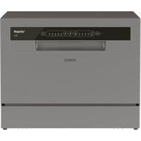 Candy Table Top Dishwasher CP 6E51LS-80 - Silver - 6 Place Settings