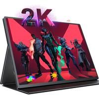 UPERFECT 16" 2K Portable Monitor 2560*1600 16:10 100%sRGB 500Cd/m 120Hz Gaming Display For Xbox PS5 Switch Laptop Mac Phone