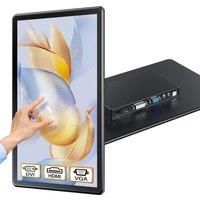 UPERFECT 15.6 Inch Touchscreen Monitor 1080P IPS Raspberry Pi Screen With VESA HDMI DVI VGA LCD