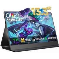 UPERFECT OLED Portable Monitor 16" 3K 2880x1800 120Hz 16:10 Gaming Display 500 Nits 100% DCI-P3