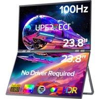UPERFECT 23.8" FHD 100Hz 100% sRGB Dual HDR Monitor Adjustable Stand Extendrer For Windows Mac