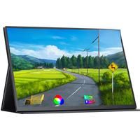 UPERFECT Laptop Monitor 18.5" 100% sRGB FHD 1080P Portable IPS Screen W/Smart Cover VESA & Speakers Frameless HDR Gaming Display