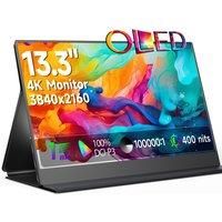 UPERFECT UColor O Lite OLED Screen 4K UHD Portable Monitor 13.3" 100% DCI-P3 Display 1MS EyeCare For Laptop Mac NUC Mini PC VESA