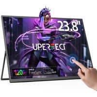 UPERFECT 23.8 Touchscreen Large Computer IPS Display With Stand 120Hz Desktop Monitor For XBox Switch PS5 Gaming Extend Screen