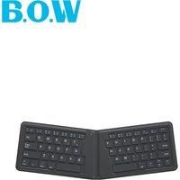 B.O.W HB188S-Y Folding Wireless Bluetooth Keyboard - Suitable for iPad, Tablet, Mobile Phone and