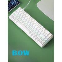 B.O.W G68 Wired mechanical keyboard, e-sports game customized hot-swappable mechanical keyboard,
