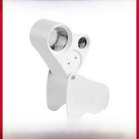 Magnifying glass 30x high power HD with light led 60x handheld mini portable folding jewelry identification 100