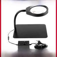 10x desktop magnifying glass electronic high power HD with light repair work table welding multi-function 100