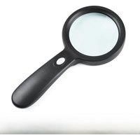 Handheld reading magnifier High power HD magnifier with light lens for senior students to read books and newspapers