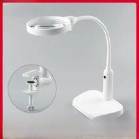 Desktop magnifying glass with led light, high-definition desktop engraving watch strap repair stand for mobile phone repair