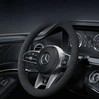CAFELE Steering Wheel Cover 38cm Diameter Universal Round/D-Shaped Car Steering Wheel Case