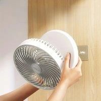 Desktop Fan fourth Gear Fan Speed Foldable Wall Mounted Fan 360 Degree Rotation 4000mAh Rechargeable Electric Fan Household