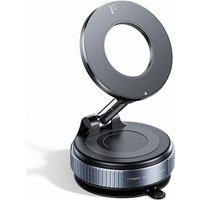 Magnetic Car Phone Holder Foldable Mobile Phone Holder Car Mobile Support Vacuum Suction Cup Cellphone Bracket Rotable