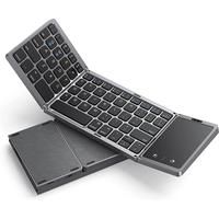 Seenda Foldable Wireless Bluetooth Keyboard Rechargeable Folding Portable Keyboards for PC Mac